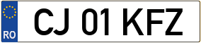 Truck License Plate